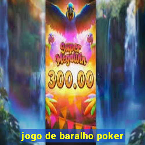 jogo de baralho poker