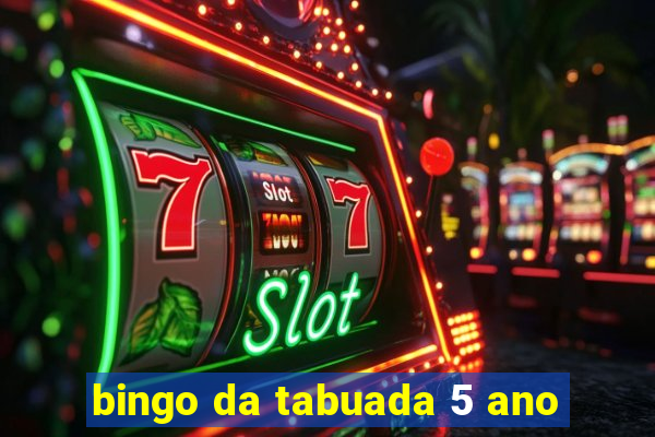 bingo da tabuada 5 ano