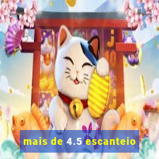 mais de 4.5 escanteio