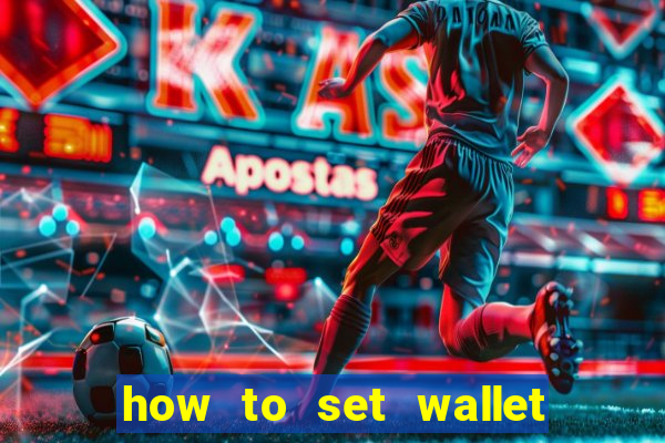 how to set wallet password in bingo plus