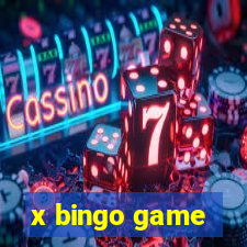 x bingo game