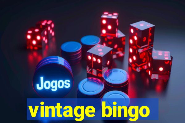 vintage bingo