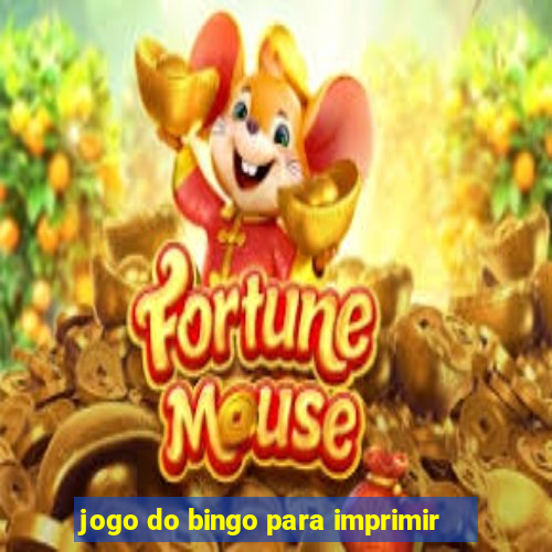 jogo do bingo para imprimir