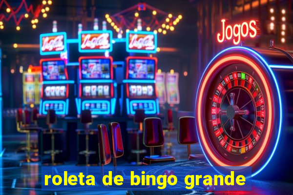 roleta de bingo grande