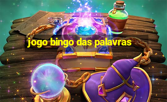 jogo bingo das palavras