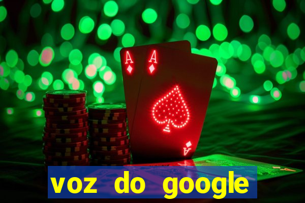 voz do google tradutor homem