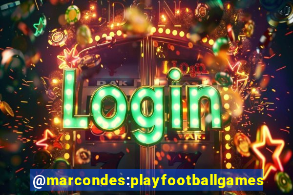 @marcondes:playfootballgames bingo football