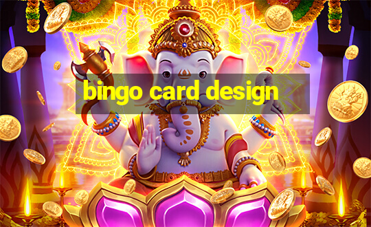 bingo card design