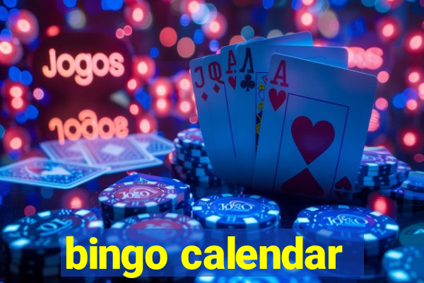 bingo calendar