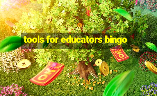 tools for educators bingo