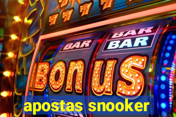 apostas snooker