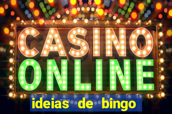 ideias de bingo para o natal