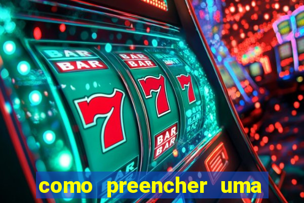 como preencher uma cartela de bingo