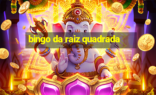 bingo da raiz quadrada