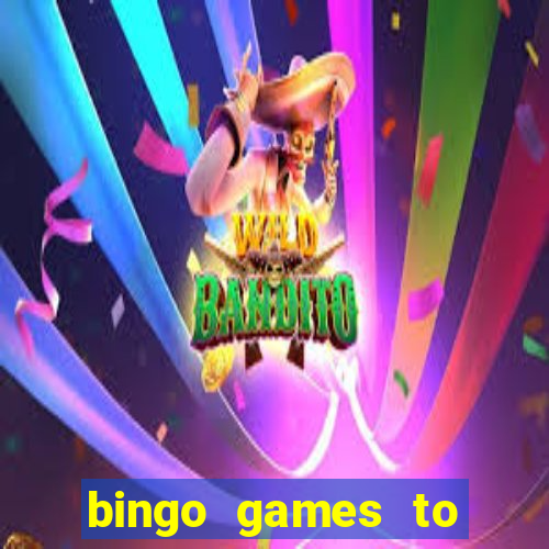 bingo games to play for free