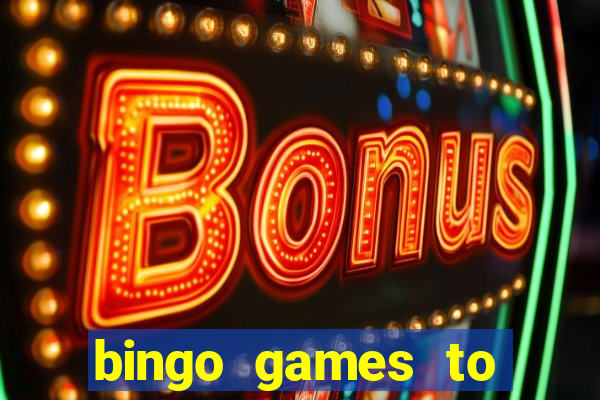 bingo games to play for free