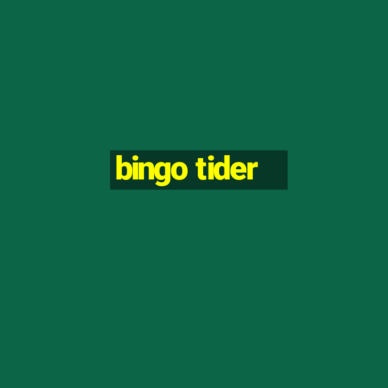 bingo tider