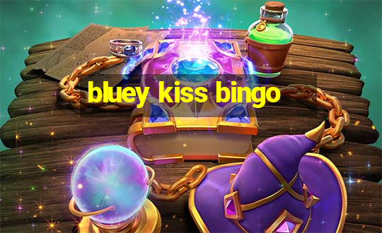 bluey kiss bingo