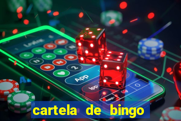 cartela de bingo da noiva para imprimir