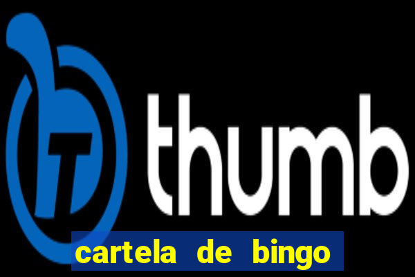 cartela de bingo da noiva para imprimir