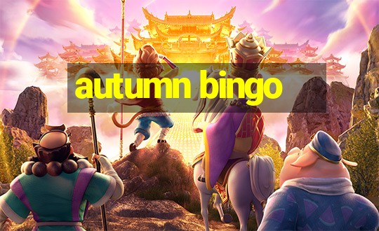 autumn bingo