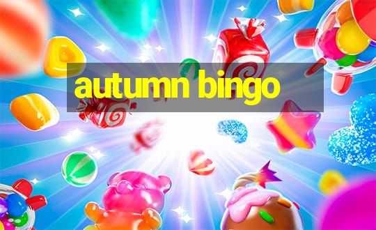 autumn bingo