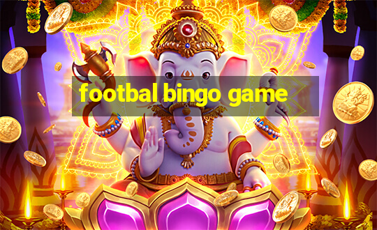 footbal bingo game