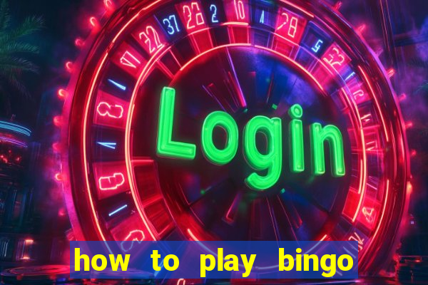 how to play bingo for money