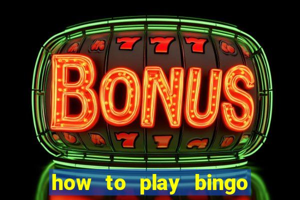 how to play bingo for money