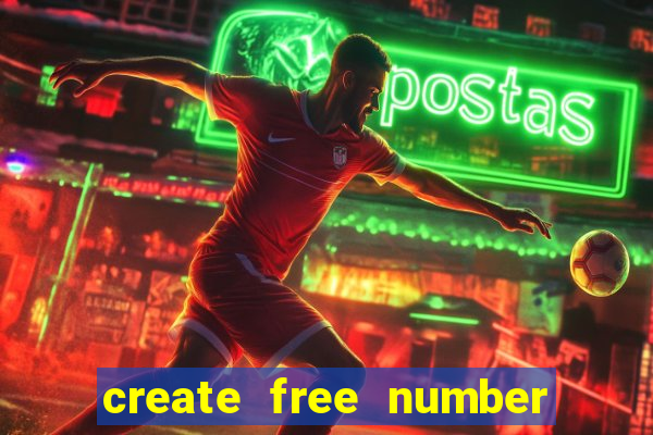 create free number bingo card