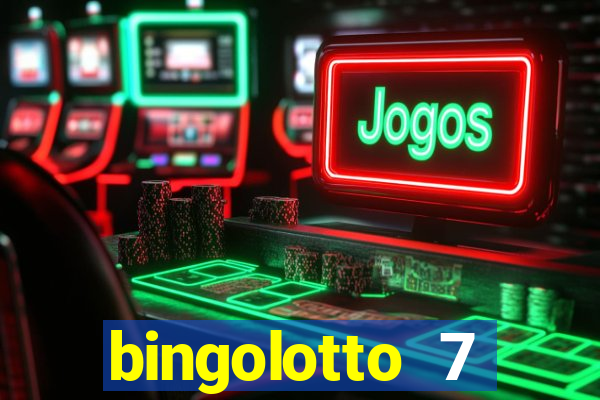 bingolotto 7 januari 2024