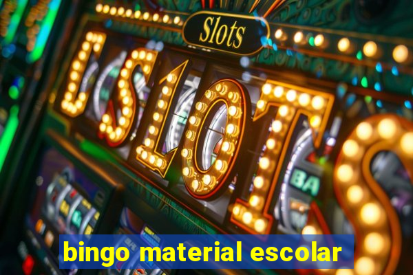 bingo material escolar