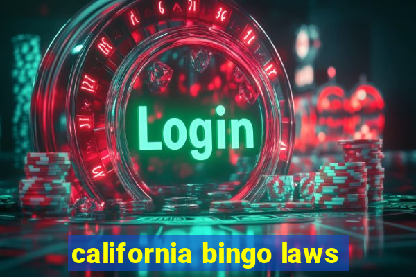 california bingo laws