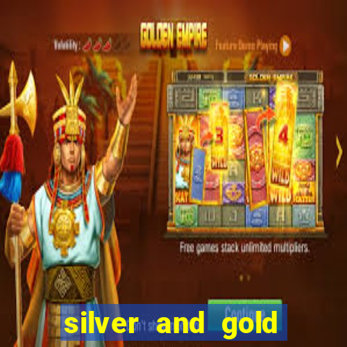 silver and gold slot machine