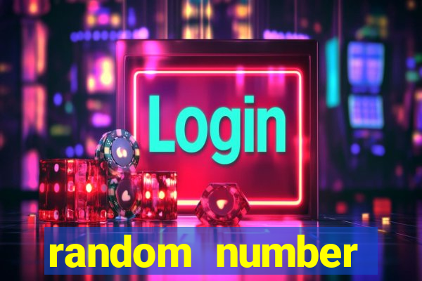 random number generator bingo