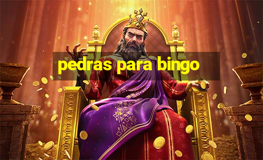 pedras para bingo