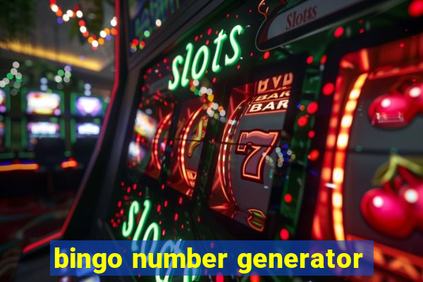 bingo number generator