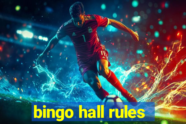 bingo hall rules