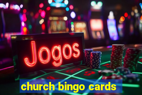 church bingo cards