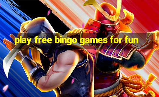 play free bingo games for fun