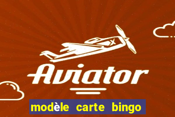 modèle carte bingo quarantaine gratuit