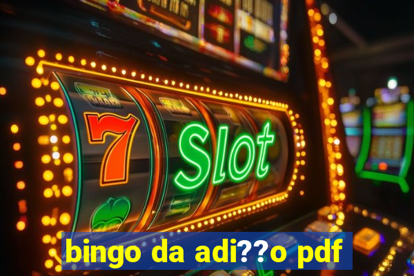 bingo da adi??o pdf