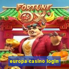 europa casino login