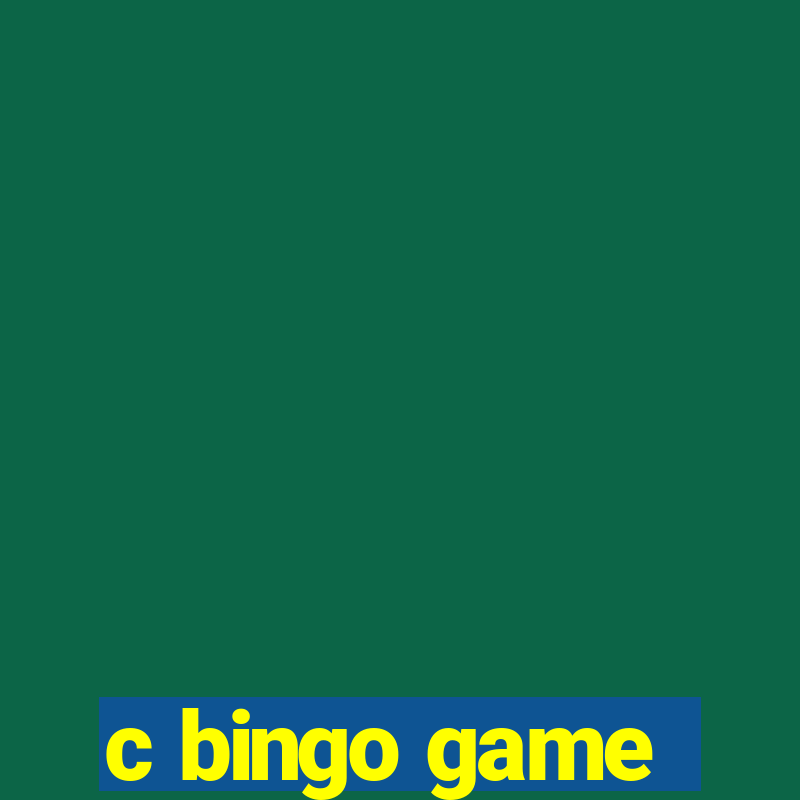 c bingo game