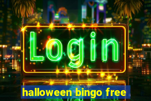 halloween bingo free