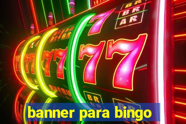 banner para bingo