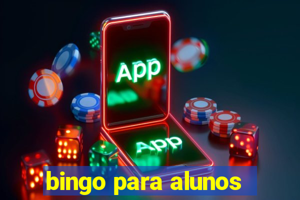 bingo para alunos