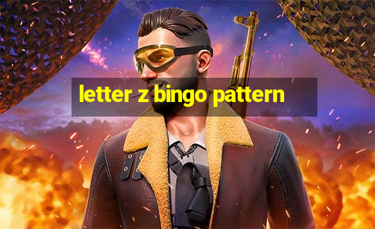 letter z bingo pattern