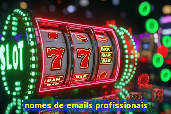 nomes de emails profissionais