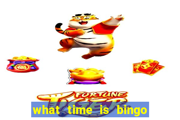 what time is bingo at foxwoods